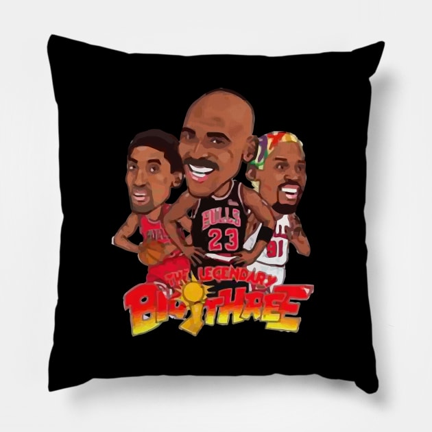 The Legendary Big Three Pillow by Nashida Said