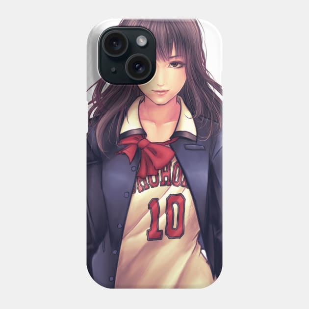 Slam Dunk Akagi Haruko Phone Case by kotchiyuuki