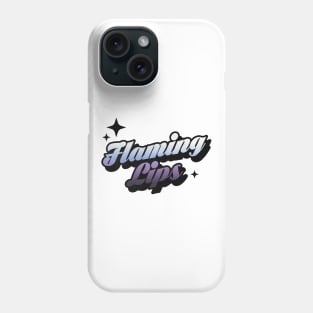 Flaming Lips - Retro Classic Typography Style Phone Case