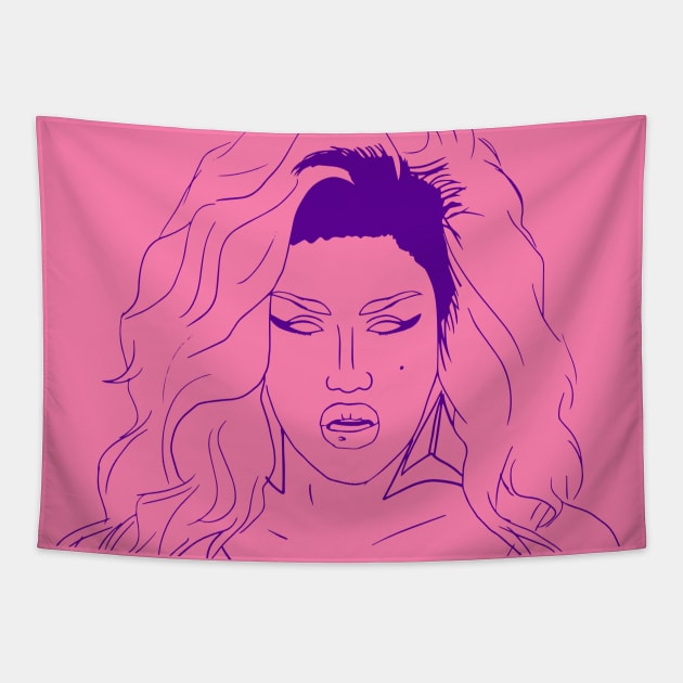 Adore Delano Tapestry by guirodrigues