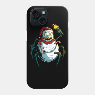 Scary Snowman Phone Case