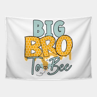 Big bro to bee-Buzzing with Love: Newborn Bee Pun Gift Tapestry