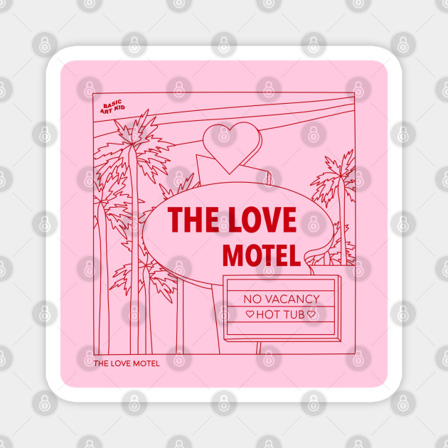 Aesthetic Art The Love Motel Hearts Magnet Teepublic De