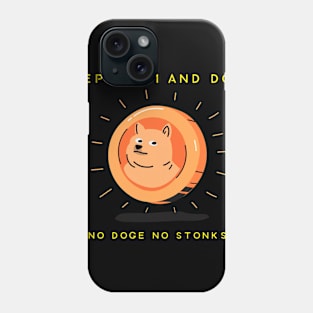 Keep Calm & Dogecoin 05 Phone Case