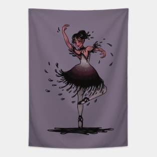 Inky Cap Mushroom Ballerina Tapestry