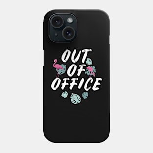 Out of Office Flamingo Summer Phone Case