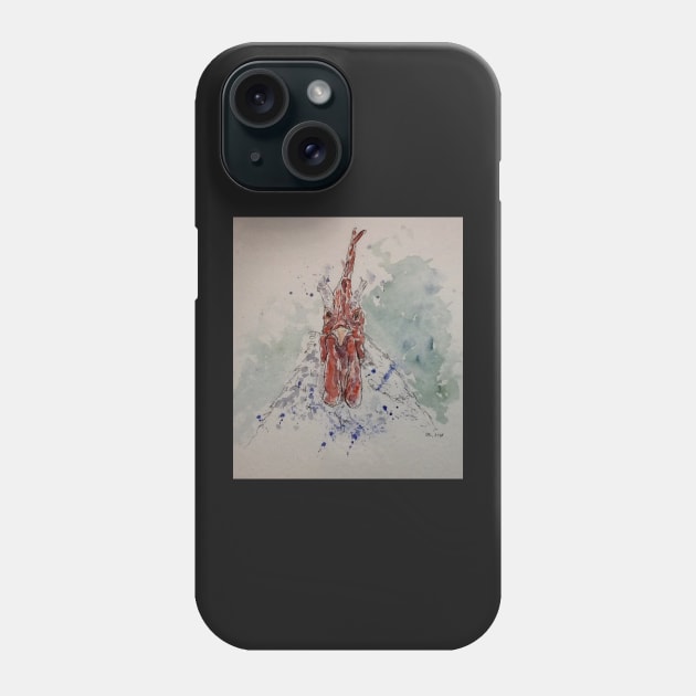 Rooster portrait. Phone Case by DebTheZeb