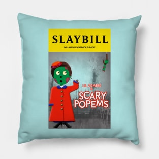 Broadway Zombie Scary Popems Slaybill Pillow