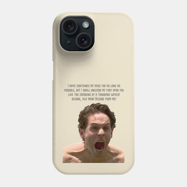 Dennis's Rage Phone Case by The Curious Cabinet