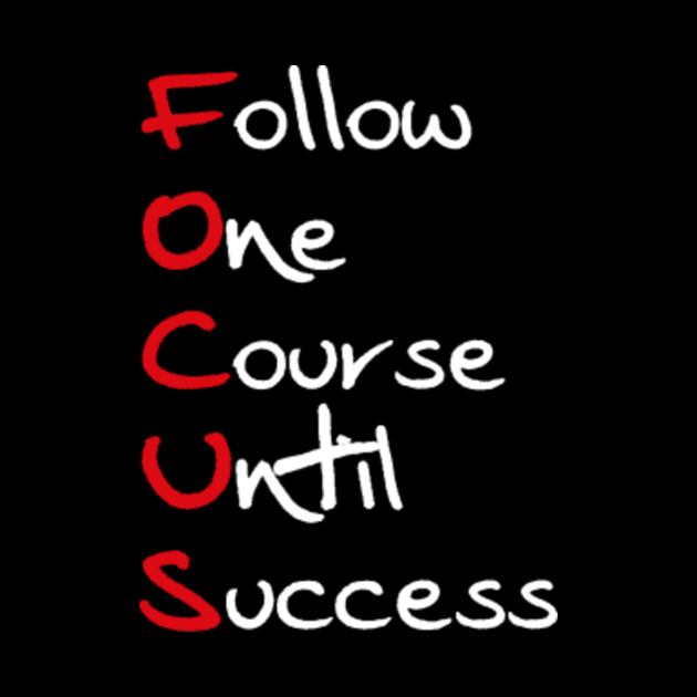 FOCUS Follow One Course Until Success Motivational Quote Tapestry FOCUS Follow One Course Until Success Motivational Quote Tapestry