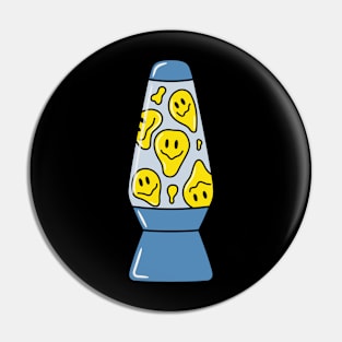 Smiley lava lamp Pin