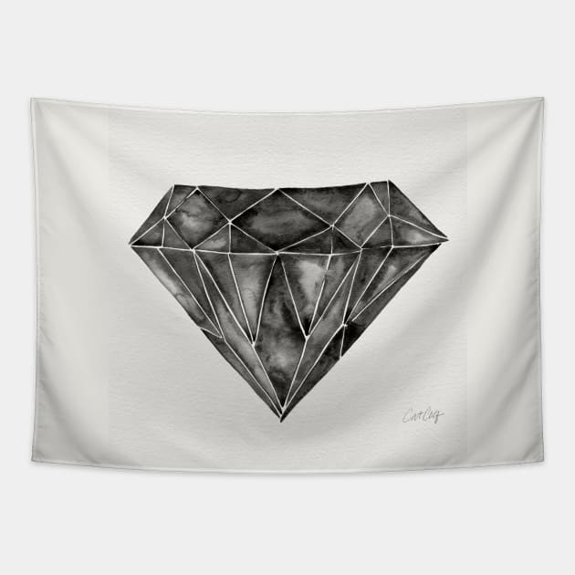 black diamond Tapestry by CatCoq