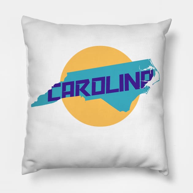 North Carolina "Good Times" Pillow by ThePunkPanther