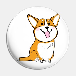 Corgi dog Pin