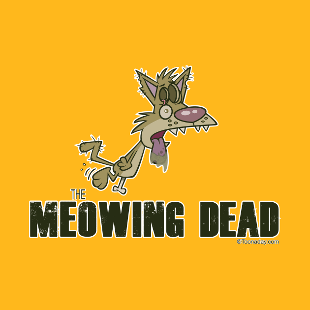 Meowing Dead Zombie Cat by Toonaday