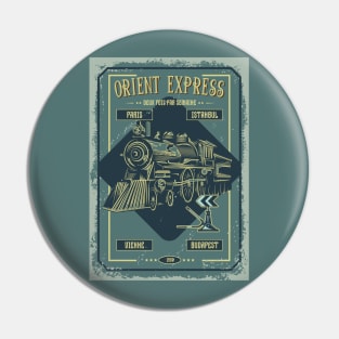 RETRO TRAIN Pin