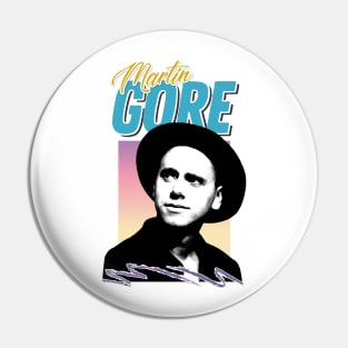 Martin L Gore // 80s Retro Fan Design Pin