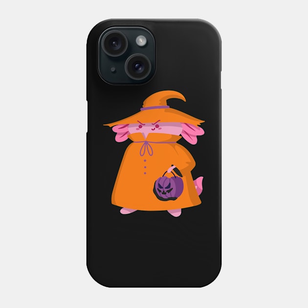 Witchy Axolotol Tshirt Phone Case by thehectic6