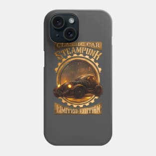 Classic, gothic and elegant steampunk car Phone Case