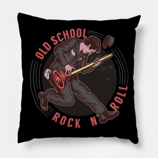 Old School Rock n Roll Pillow