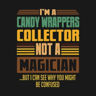 Candy Wrappers Collector Retro Vintage Style T-Shirt