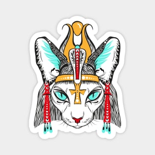 nefertiti queen cat Magnet