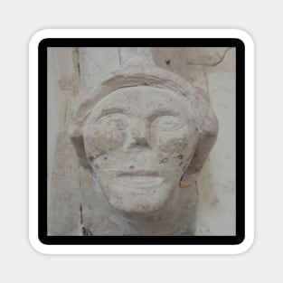 Medieval Stone Face Magnet