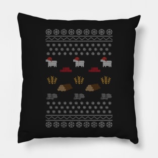 Christmas Sweater Board Game Resources - Board Games Design - Gaming Art Pillow