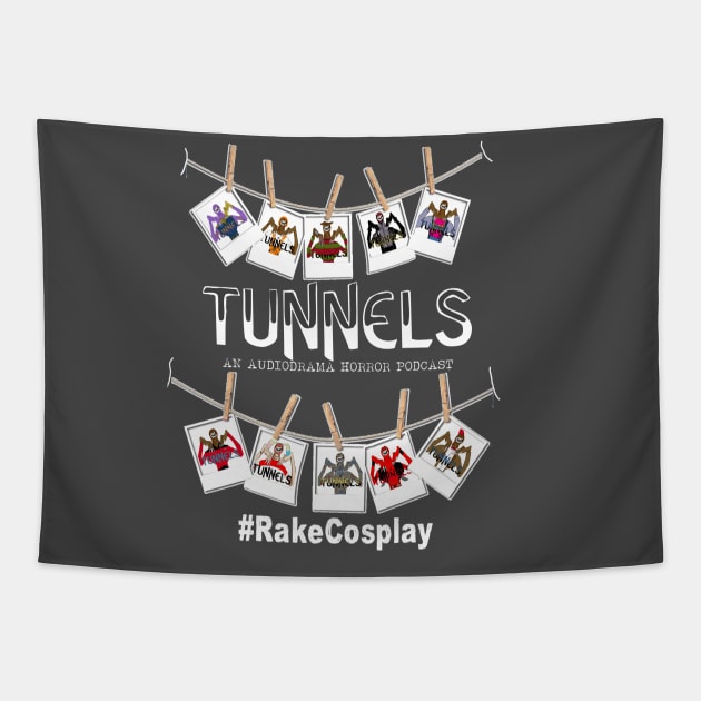 DragonCon 2019 Rake Cosplay Tapestry by Tunnels Podcast