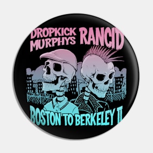 Rancid punk skulls Pin