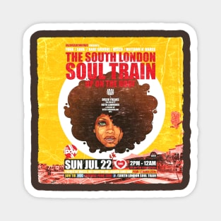 POSTER TOUR - SOUL TRAIN THE SOUTH LONDON 23 Magnet