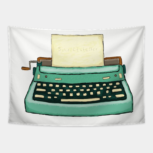 Typewriter Tapestry by Kuhtina