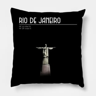 Rio de Janeiro, Brazil, Cristo Redentor Pillow