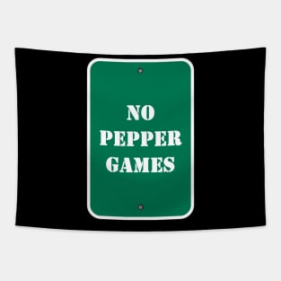 No Pepper Games Tapestry