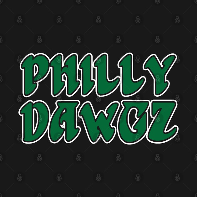 Philly Dawgz, Philadelphia Football Design by FanSwagUnltd