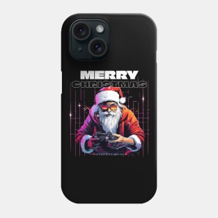 Merry christmas the gaming santa claus Phone Case