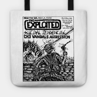 The Exploited / Suicidal Tendencies Punk Flyer Tote