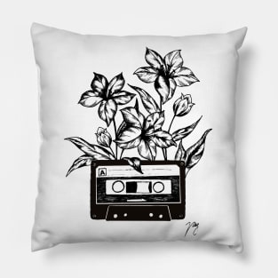 Floral Cassette Pillow