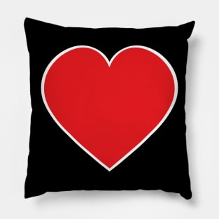 Red heart Pillow