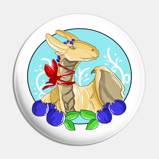 Foodie Dragon Pin by Make_them_rawr