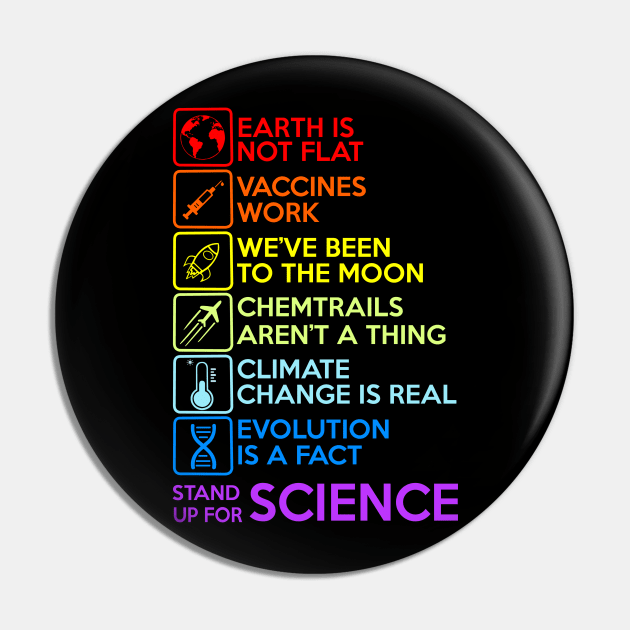 Stand Up For Science Pin by MonataHedd