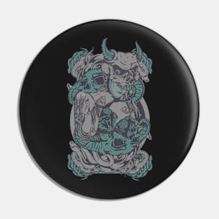 Lady Skull Pin