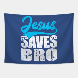 Jesus Saves Bro Tapestry