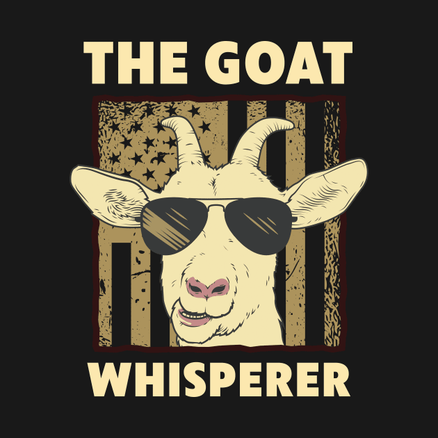 The Goat Whisperer Design For Women Men Farmer Goat Lover by Dr_Squirrel