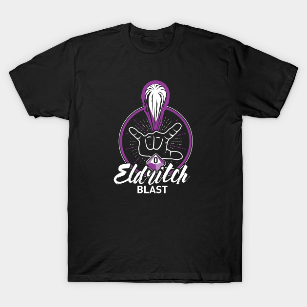 Discover D&D Spells Eldritch Blast - Dungeons And Dragons - T-Shirt