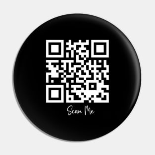 Scan me QR code Pin