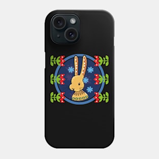 Rabbit Traditional Folk Pattern Phone Case