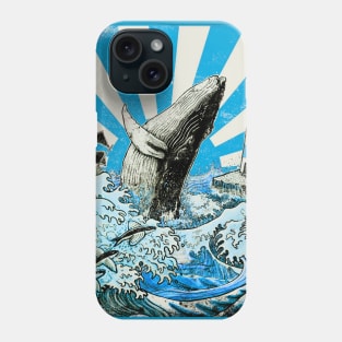 BLUE WHALE Phone Case