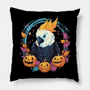 Cockatoo Halloween Pillow