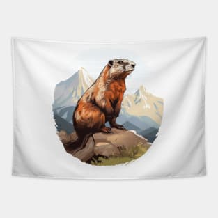 Marmot Tapestry